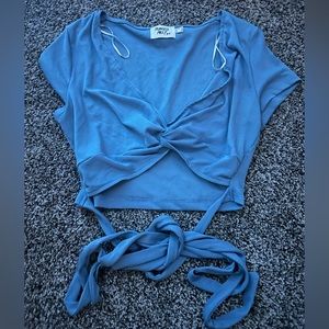 Princess Polly top blue size 10